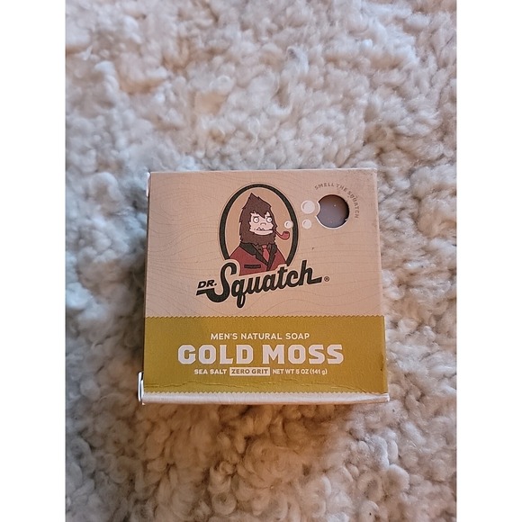 Dr. Squatch Other - Dr. Squatch GOLD MOSS Men's Natural 5 oz Soap Bar Sea Salt Daily Use